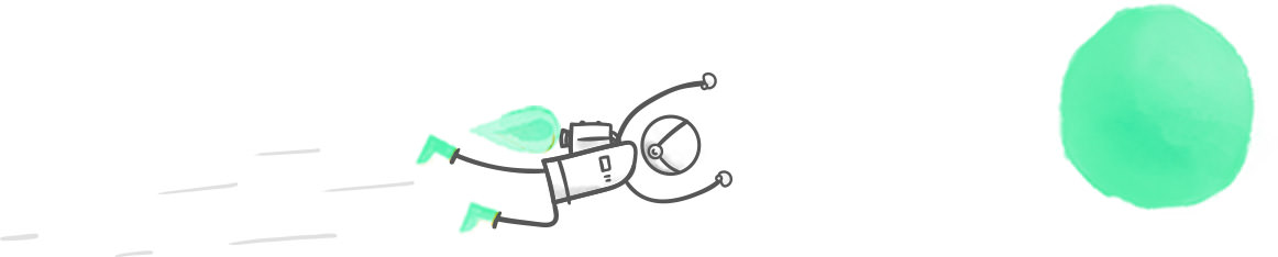 Articulate 360 illustration-rocketman